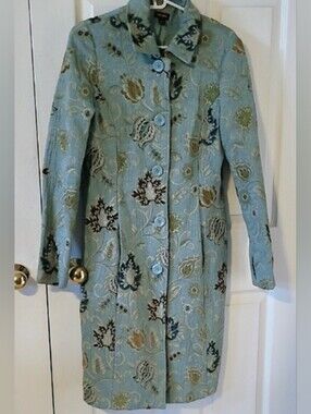 Danier Embroidered Floral Coat
